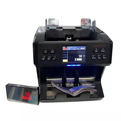 Dark 10 Ülke Çift Katlı Para Sayma Makinası (Sahte Ayırır) - 2