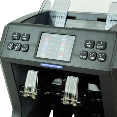 Dark 10 Ülke Çift Katlı Para Sayma Makinası (Sahte Ayırır) - 3