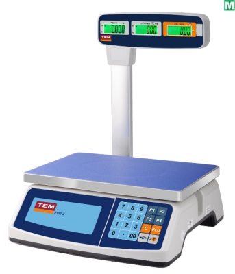 Tem Fiyat Hesaplamalı Boyunlu Terazi Evg-2 30 Kg 5 Gr - 1