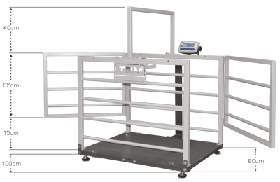 Tem Küçükbaş Hayvan Baskülü Eko 70x100 Cm 600 Kg 200 Gr - 2