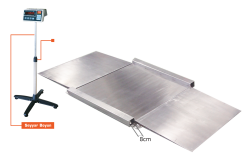 Tem Paslanmaz Rampalı Baskül M2p 120x150 Cm - Tem