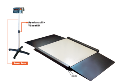 Tem Rampalı Tartım Baskülü M2 Serisi 120x200 Cm - 1