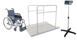 Tem Tekerlekli Sandalye Tartım Baskülü Teb 80x90 Cm 300 kg 100 Gr - Tem