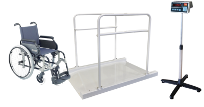 Tem Tekerlekli Sandalye Tartım Baskülü Teb 80x90 Cm 300 kg 100 Gr - 1